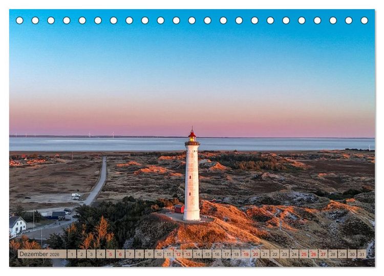 Produktbild: Westj&uuml;tland - D&auml;nemarks Westen erleben (Tischkalender 2026 DIN A5 quer), CALVENDO Monatskalender