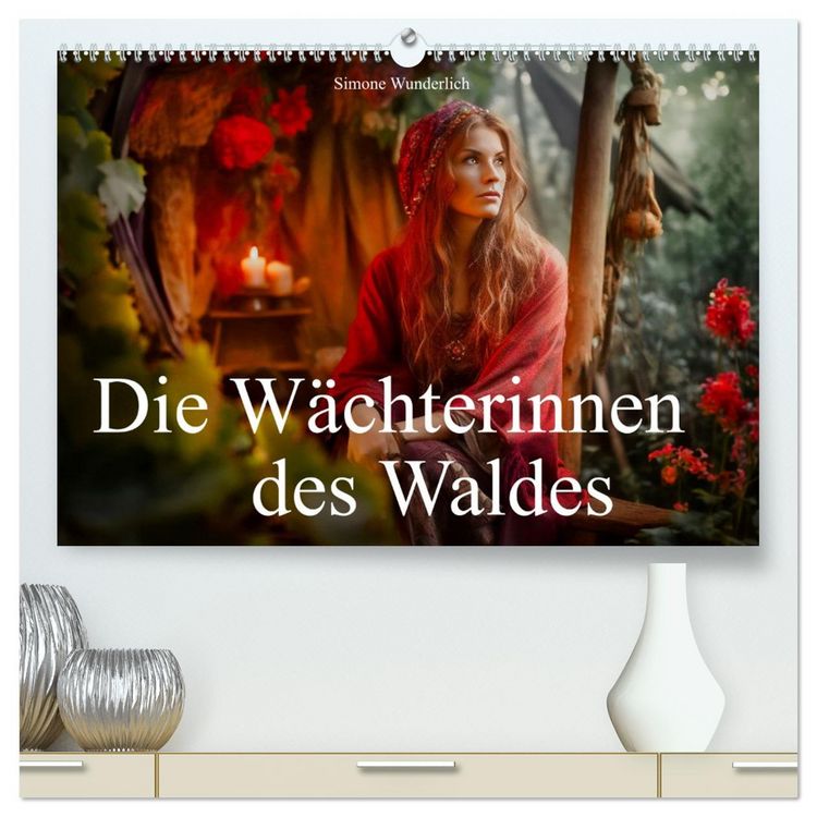 Produktbild: Die W&auml;chterinnen des Waldes (hochwertiger Premium Wandkalender 2026 DIN A2 quer), Kunstdruck in Hochglanz