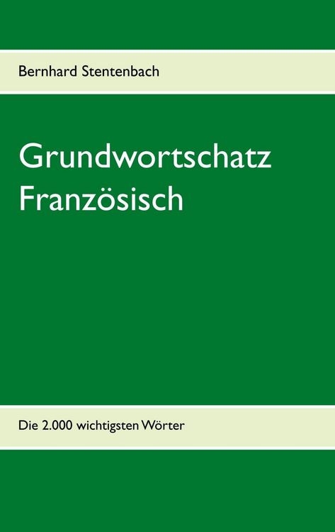Produktbild: Grundwortschatz Franz&ouml;sisch