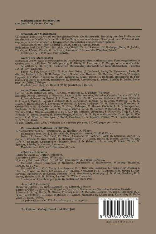 Produktbild: Einf&uuml;hrung in die Transfinite Algebra