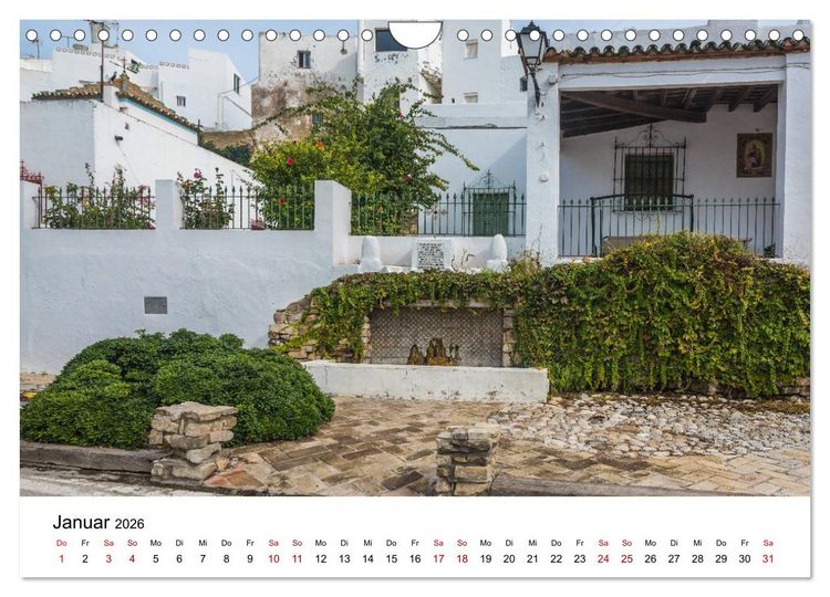 Produktbild: Conil de la Frontera - Ein traumhaftes andalusisches Dorf am Atlantik (Wandkalender 2026 DIN A4 quer), CALVENDO Monatskalender
