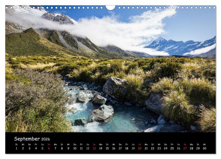 Produktbild: Sehnsucht nach Neuseeland (Wandkalender 2026 DIN A3 quer), CALVENDO Monatskalender