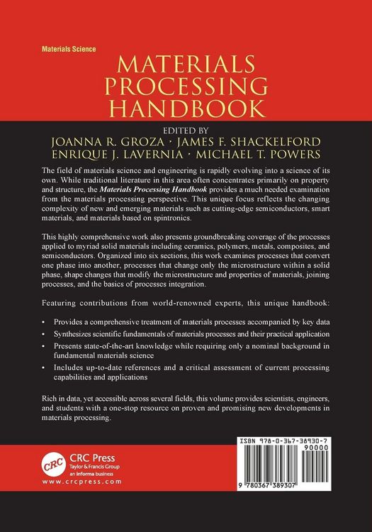 Produktbild: Materials Processing Handbook