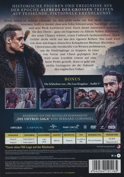 The Last Kingdom - Staffel 3 (Softbox)
