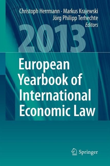 Produktbild: European Yearbook of International Economic Law 2013