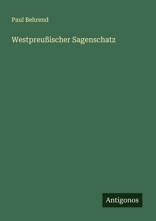 Produktbild: Westpreu&szlig;ischer Sagenschatz