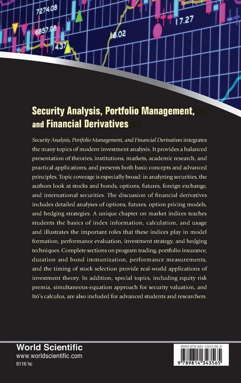 Produktbild: Secur Analy, Portfolio Mgmt & Fin Deriva