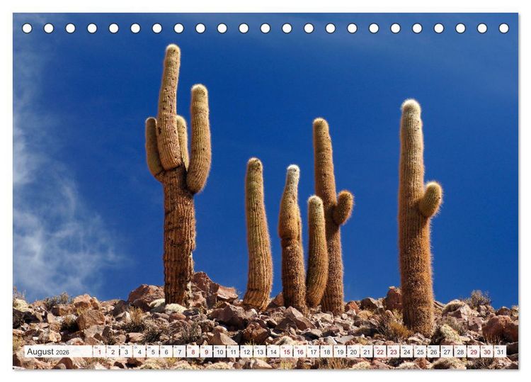 Produktbild: Magie dieses S&uuml;damerikanischen Landes, Chile (Tischkalender 2026 DIN A5 quer), CALVENDO Monatskalender