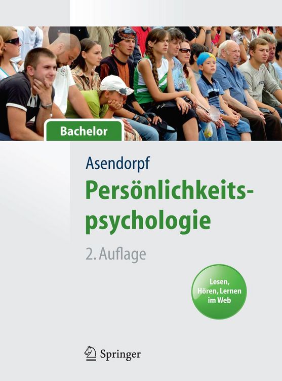 Produktbild: Pers&ouml;nlichkeitspsychologie f&uuml;r Bachelor. Lesen, H&ouml;ren, Lernen im Web