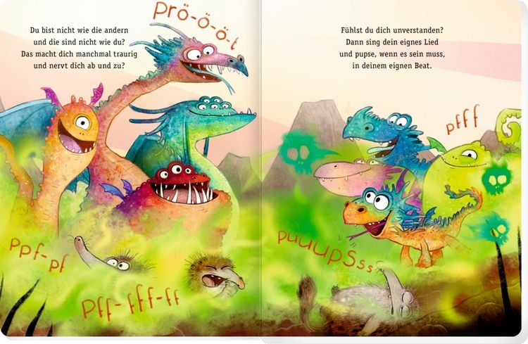 Produktbild: L&uuml;ftner, K: Furzipups, der Knatterdrache (Pappbilderbuch Min