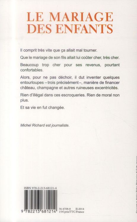 Produktbild: Le mariage des enfants