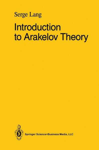 Produktbild: Introduction to Arakelov Theory