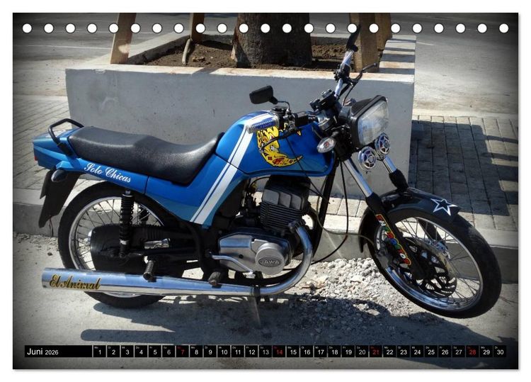 Produktbild: Motorrad-Legenden: JAWA (Tischkalender 2026 DIN A5 quer), CALVENDO Monatskalender