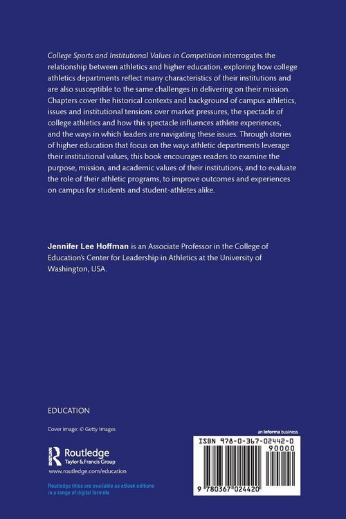 Produktbild: College Sports and Institutional Values in Competition