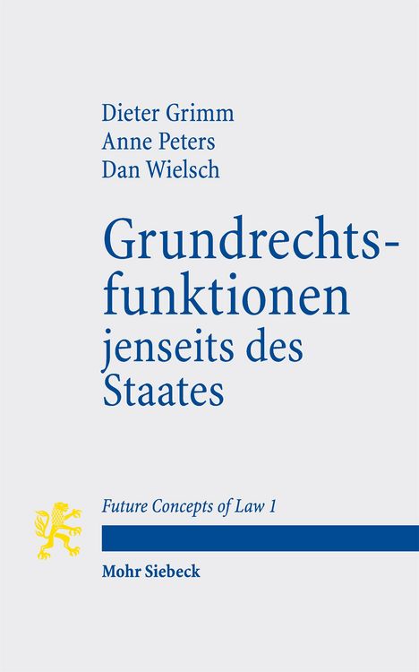 Produktbild: Grundrechtsfunktionen jenseits des Staates