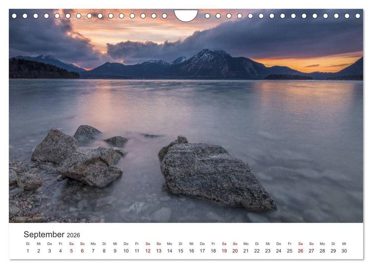 Produktbild: Berge und Seen - Die Perlen der Natur (Wandkalender 2026 DIN A4 quer), CALVENDO Monatskalender