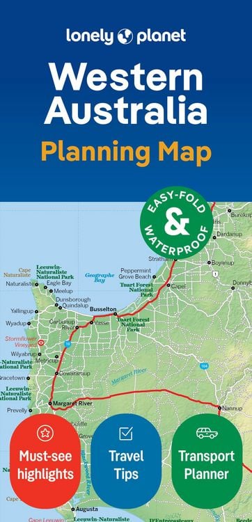 Produktbild: Lonely Planet Western Australia Planning Map