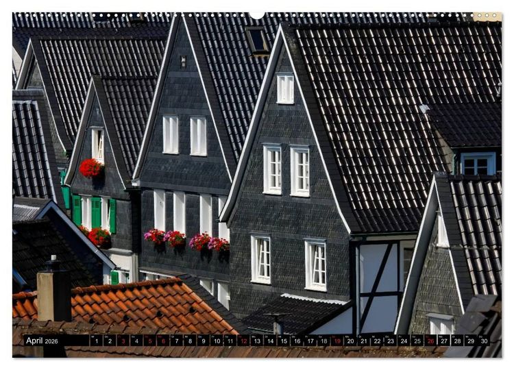 Produktbild: Solinger Bilderbogen 2026 (Wandkalender 2026 DIN A2 quer), CALVENDO Monatskalender