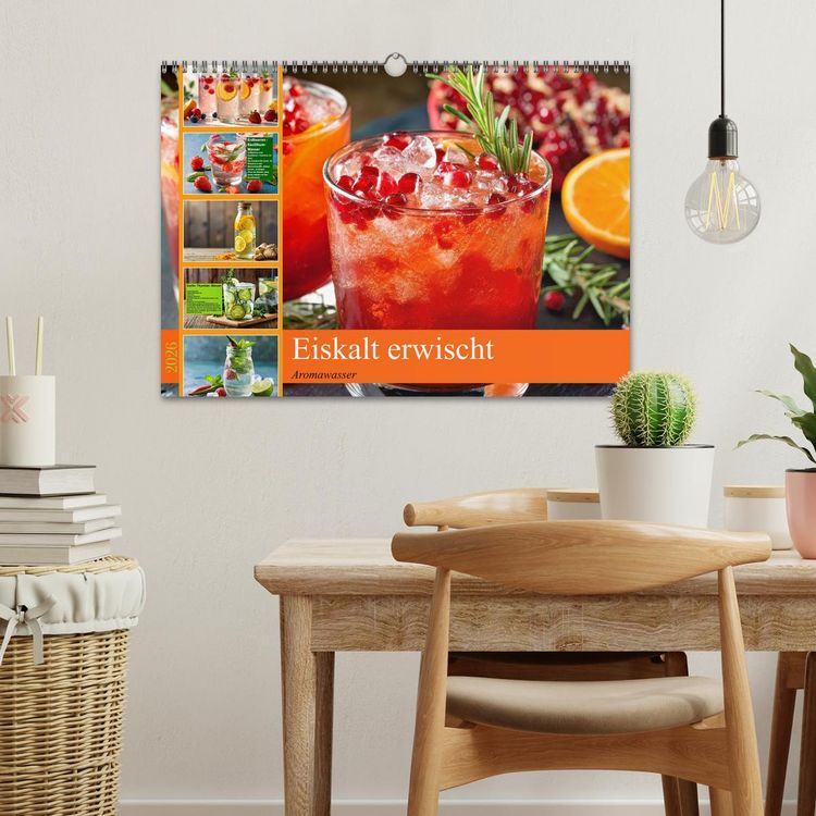 Produktbild: Eiskalt erwischt - Aromawasser (Wandkalender 2026 DIN A3 quer), CALVENDO Monatskalender