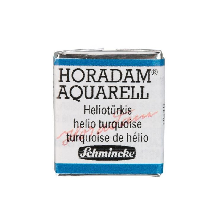 Produktbild: Schmincke Horadam Aquarell 1/2 N&auml;pfchen, Heliot&uuml;rkis