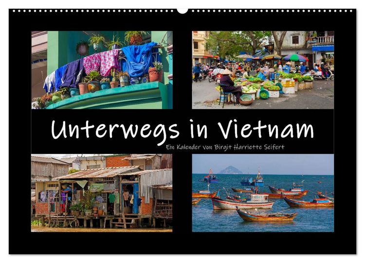 Produktbild: Unterwegs in Vietnam (Wandkalender 2026 DIN A2 quer), CALVENDO Monatskalender