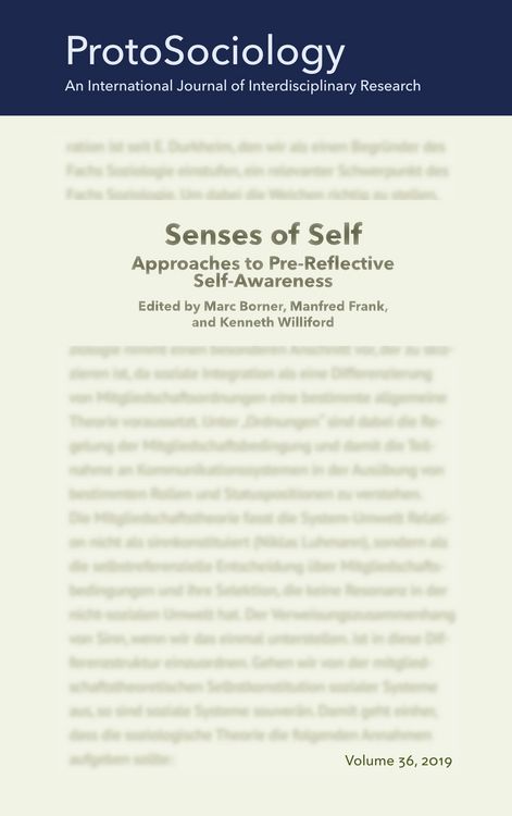 Produktbild: Senses of Self: Approaches to Pre-Reflective Self-Awareness