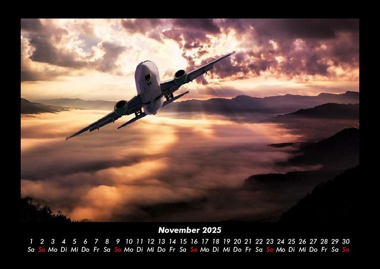 Produktbild: Flugzeuge 2025 Fotokalender DIN A3
