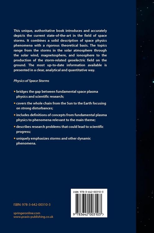 Produktbild: Physics of Space Storms