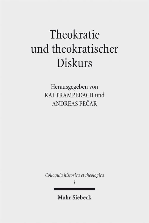 Produktbild: Theokratie und theokratischer Diskurs