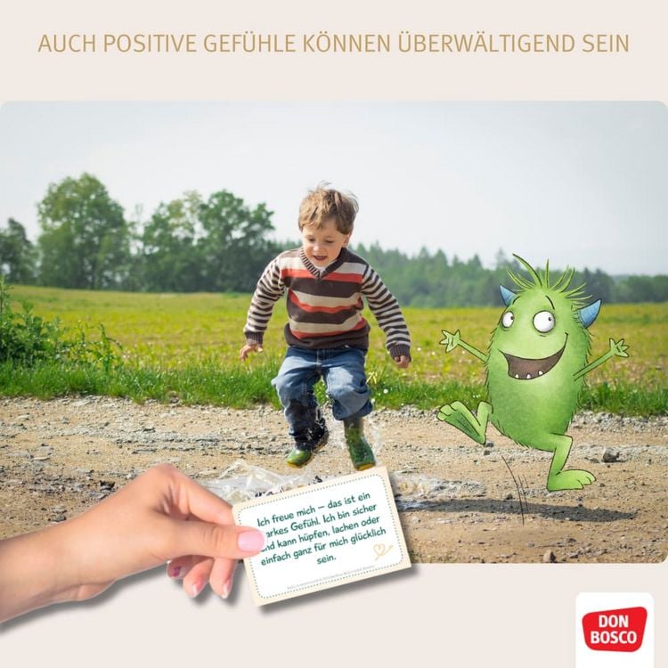Produktbild: Eddie, du verstehst mich! 90 Gef&uuml;hle-K&auml;rtchen mit Affirmationen f&uuml;r Kinder