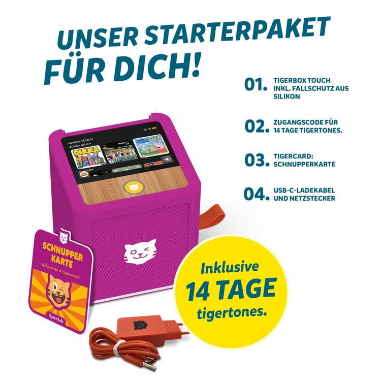 Produktbild: Tigerbox TOUCH PLUS (lila) - Vorteilspaket