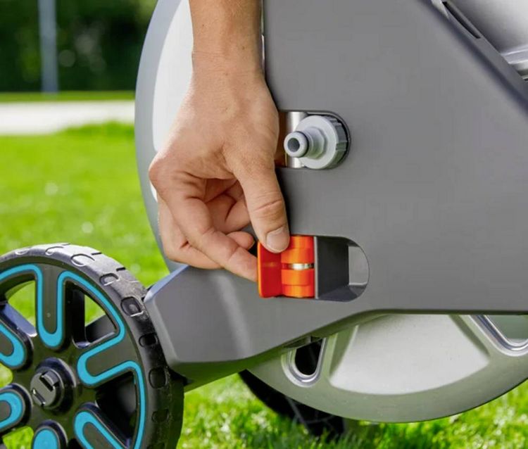 Produktbild: GARDENA 18550-20 CleverRoll L Easy Metall Schlauchwagen 1 St. Silber