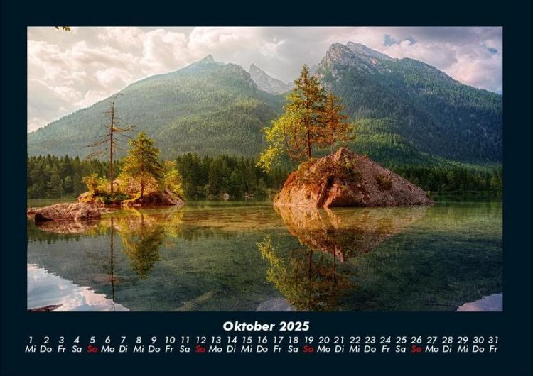 Produktbild: Bergige Welten 2025 Fotokalender DIN A4