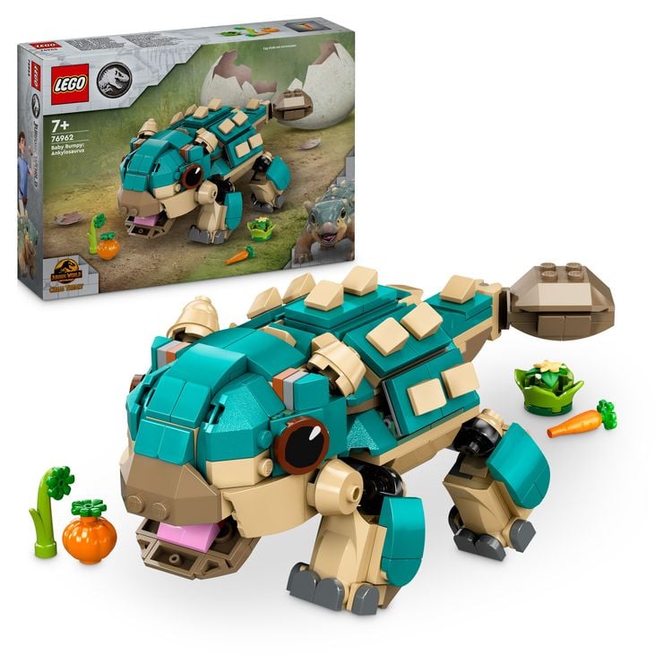 Bild vom Artikel LEGO Jurassic World Baby Bumpy: Ankylosaurus Spielzeug-Dinosaurier 76962 vom Autor 