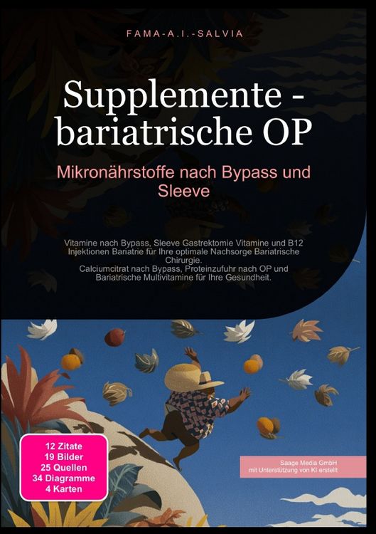 Produktbild: Supplemente - bariatrische OP: Mikron&auml;hrstoffe nach Bypass und Sleeve