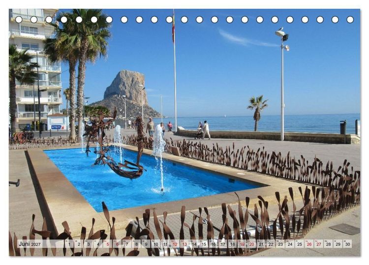 Produktbild: Calpe - Erholung am Mittelmeer (Tischkalender 2027 DIN A5 quer), CALVENDO Monatskalender