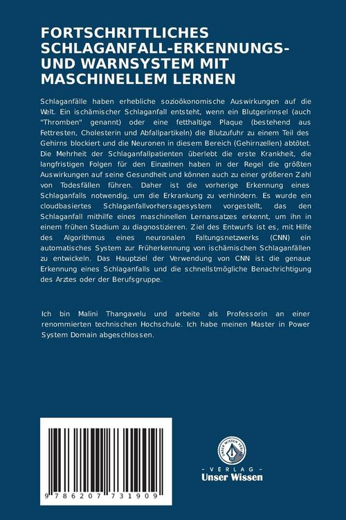 Produktbild: Fortschrittliches Schlaganfall-Erkennungs- und Warnsystem mit Maschinellem Lernen