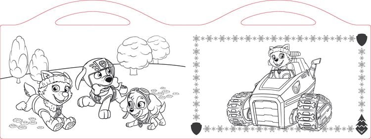 Produktbild: PAW Patrol Malbuch mit über 100 Stickern