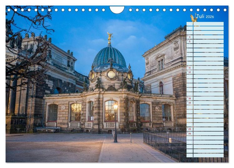 Produktbild: Dresden an der Elbe - Der Planer (Wandkalender 2026 DIN A4 quer), CALVENDO Monatskalender