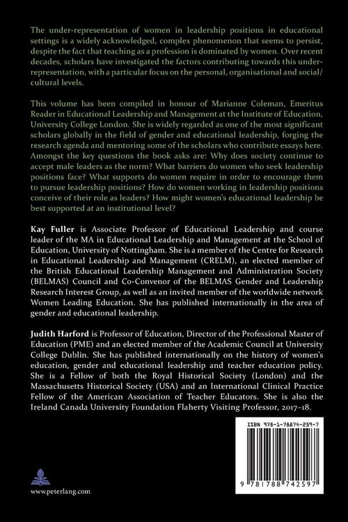 Produktbild: Gender and Leadership in Education