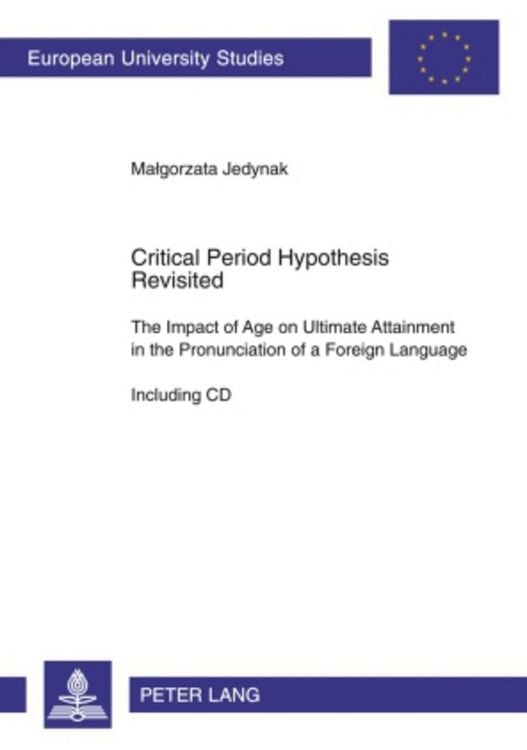 Produktbild: Critical Period Hypothesis Revisited