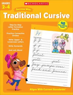 Produktbild: Scholastic Success with Traditional Cursive Grades 2-4 Workbook