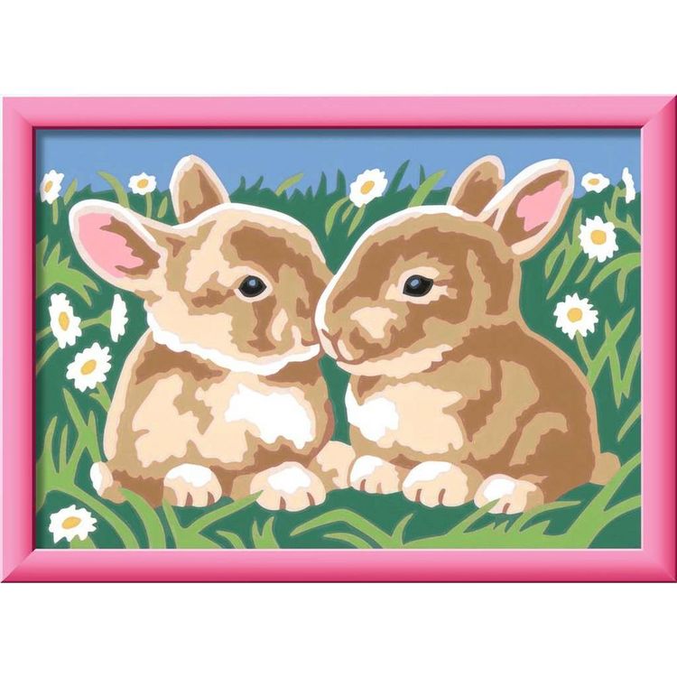 Produktbild: CreArt, Malen nach Zahlen Kinder - Niedliche Häschen