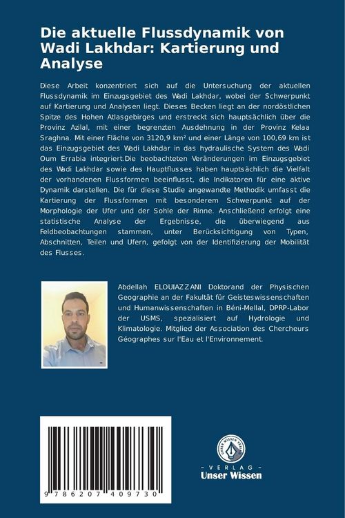 Produktbild: Die aktuelle Flussdynamik von Wadi Lakhdar: Kartierung und Analyse