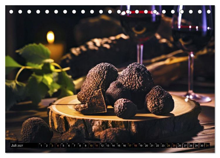 Produktbild: Tr&uuml;ffel - schwarzes Gold (Tischkalender 2027 DIN A5 quer), CALVENDO Monatskalender