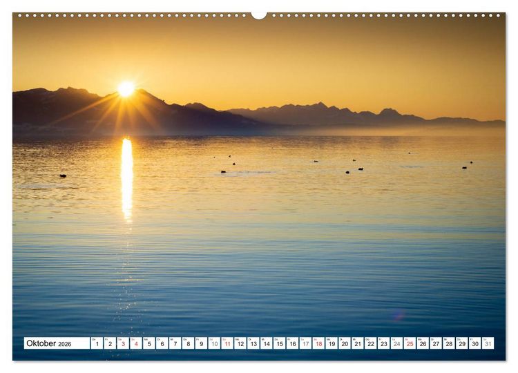 Produktbild: Der Chiemsee - Ansichten zum Tr&auml;umen (Wandkalender 2026 DIN A2 quer), CALVENDO Monatskalender