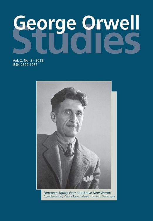 Produktbild: George Orwell Studies Vol.2 No.2