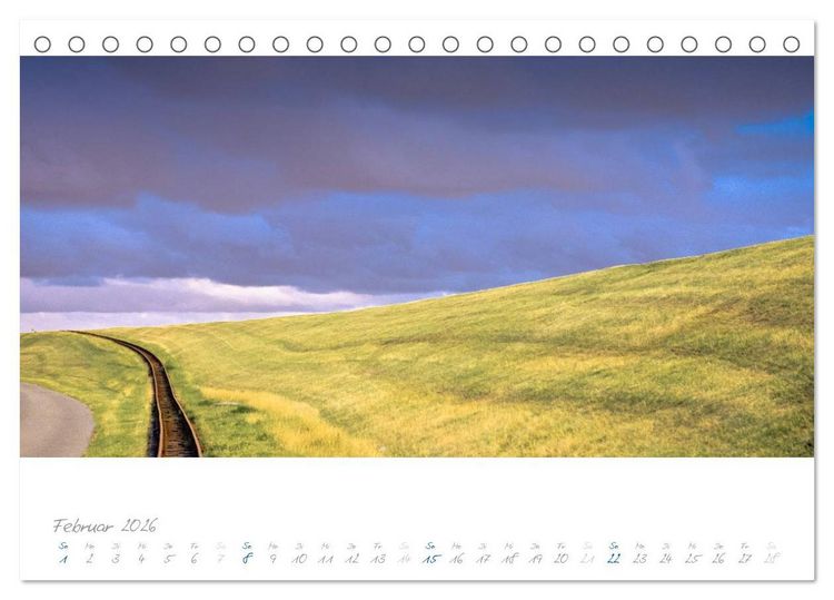 Produktbild: Am Meer (Tischkalender 2026 DIN A5 quer), CALVENDO Monatskalender