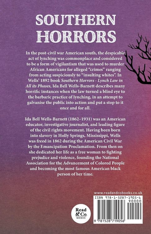 Produktbild: Southern Horrors - Lynch Law in All Its Phases
