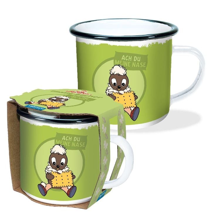Bild vom Artikel Trötsch Unser Sandmännchen Emaille-Becher Ach du meine Nase vom Autor Trötsch verlag GmbH & Co. KG